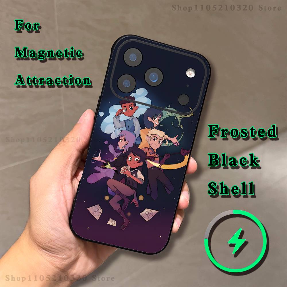 T-The O-Owl House Hunter Phone Case For iPhone 17,16,15,14,13,12,11,Pro,Max,Plus,Mini,SE4,E Magnetic Magsafe Wireless Charging