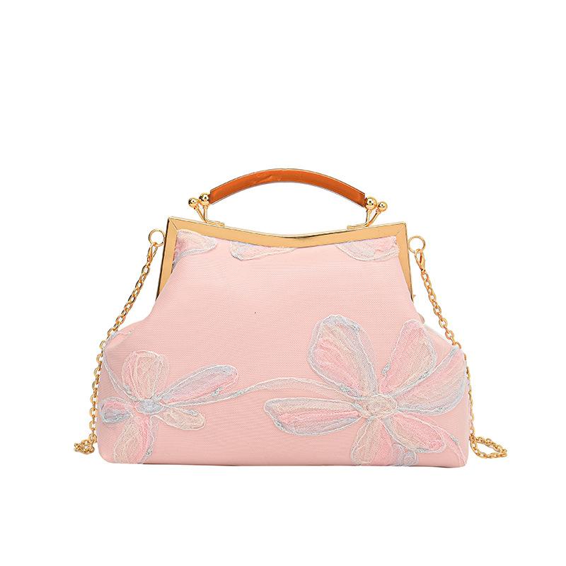 

Популярная мода, литература и искусство этого года, вышивка в национальном стиле, портативная сумка-клипса, повседневная универсальная темпераментная цепочка, женская сумка-мессенджер