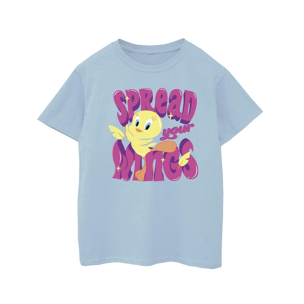 Looney Tunes Camiseta feminina de algodão Tweeday Spread Your Wings