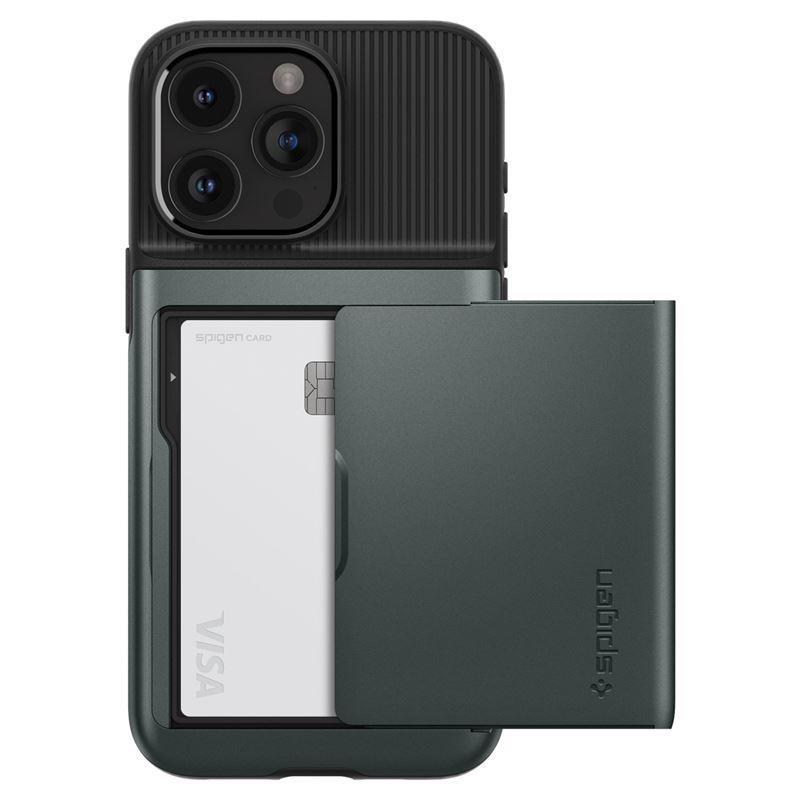 Spigen Slim Armor CS Case for iPhone 15 Pro - Dark Green