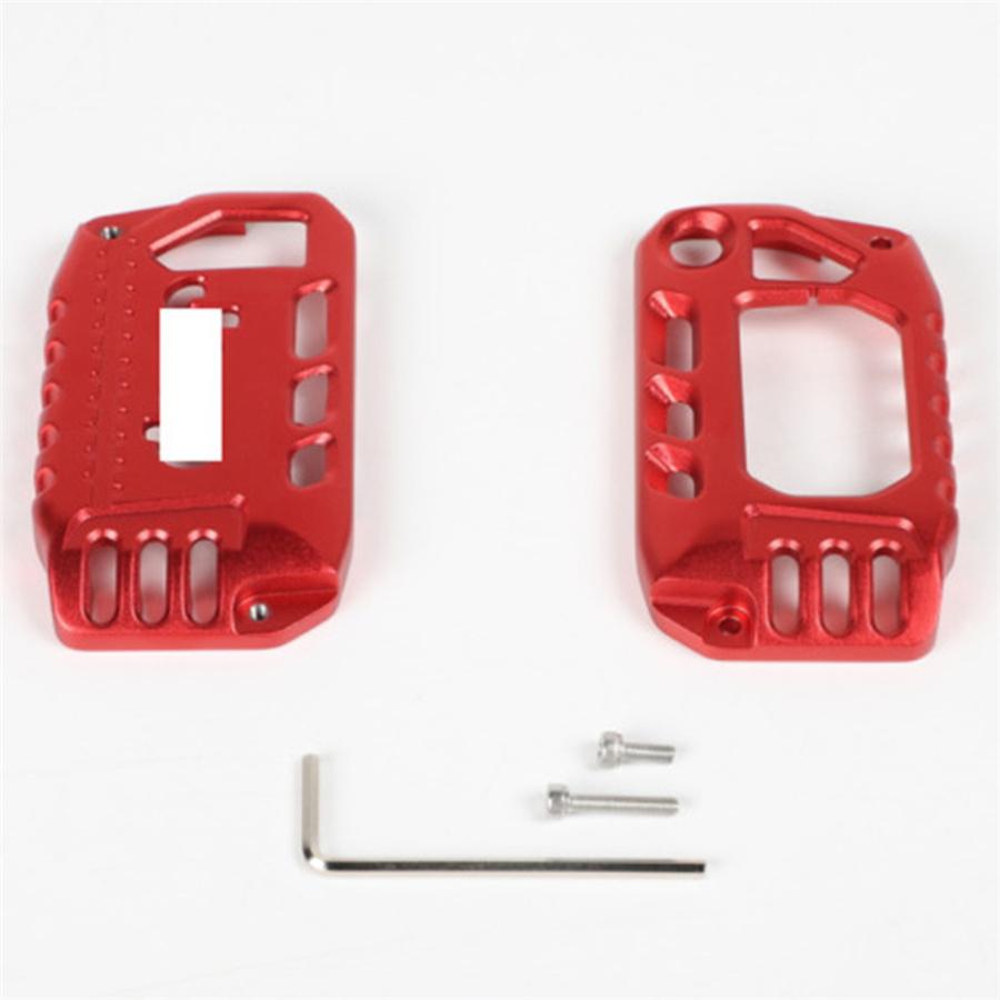 Alloy Key Case Cover Shell Protector Accessories For Jeep Wrangler JL JT 2018+