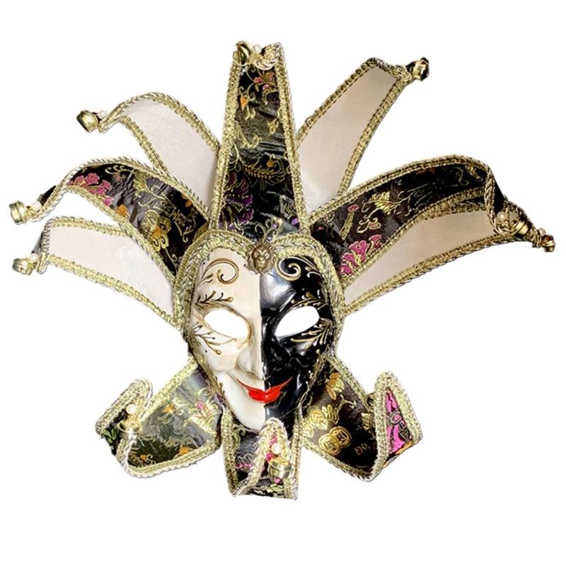 Masquerade Mask Halloween Full Face Mask Masquerade Full Face Mask Costume Accsessory for Halloween Carnivals Party