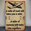 Tin Sign Art Metal Wall Decor 20x30cm Retro Vintage Painting