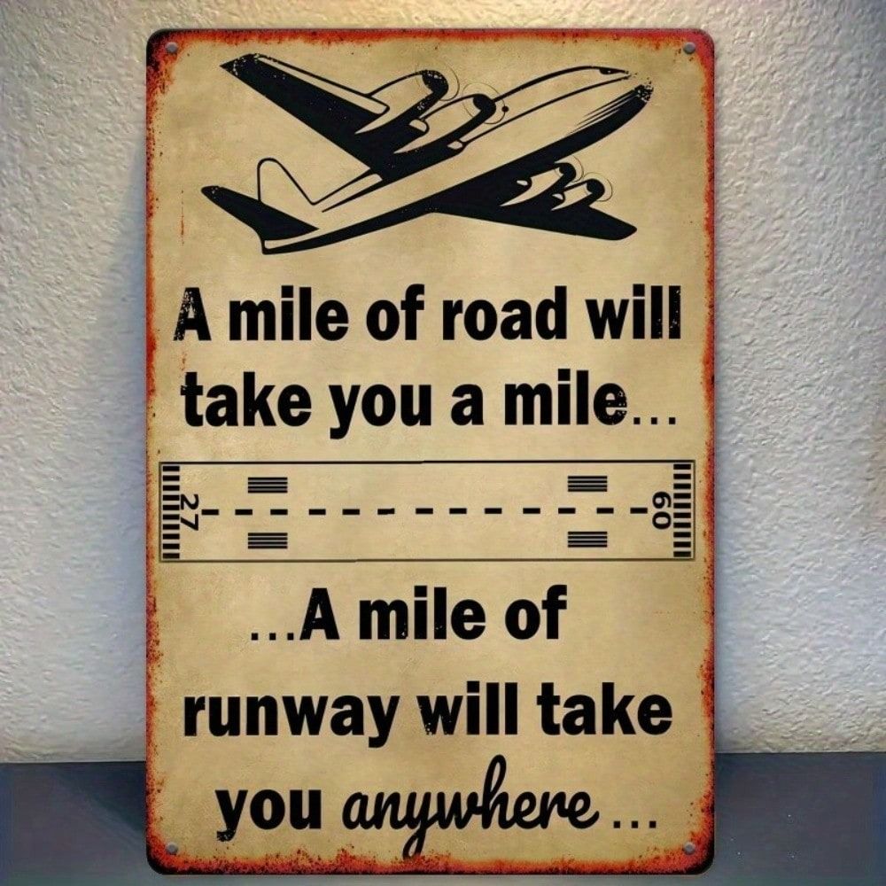 Tin Sign Art Metal Wall Decor 20x30cm Retro Vintage Painting