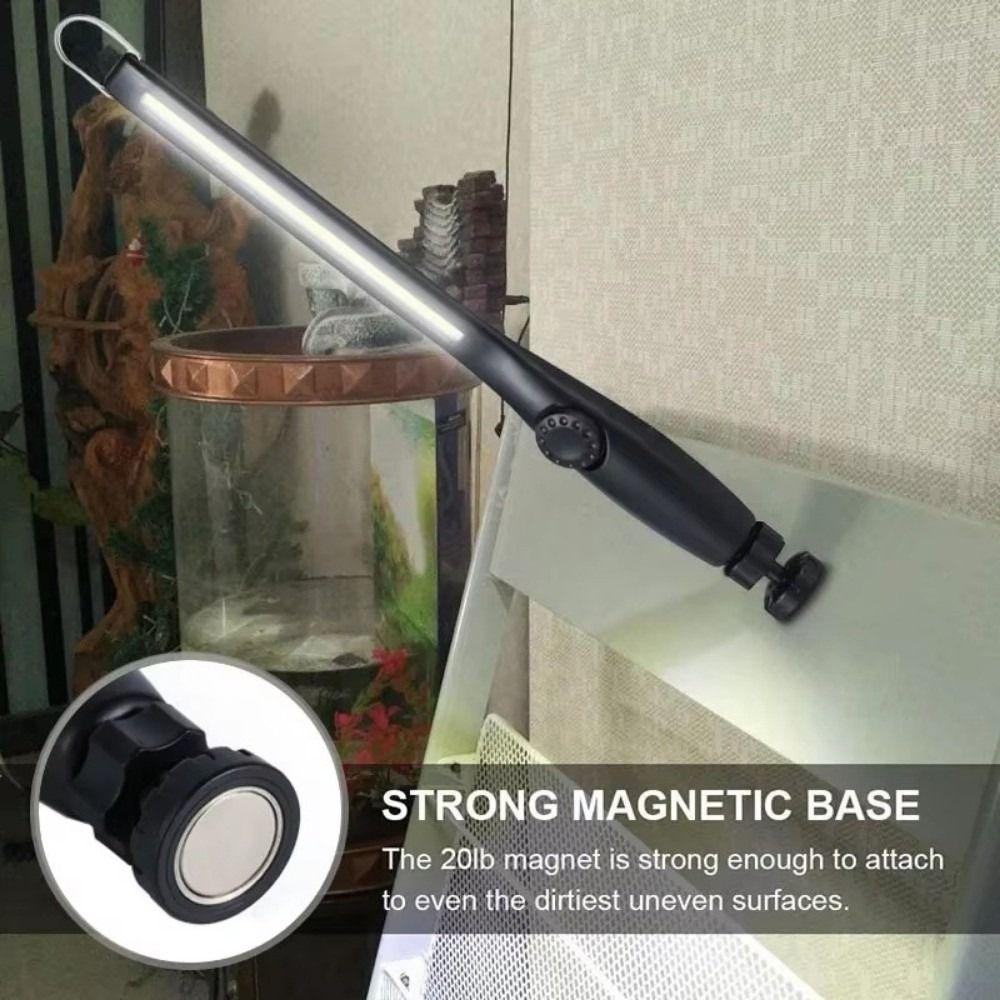 With Magnet Flashlight 360°Rotation Base Emergency Lamp Portable LED Work Light  Inspection Wor