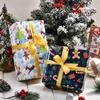 8 Stück/Set Weihnachtsgeschenkpapier Weihnachtsdekorationen 2024 Weihnachten Geschenkpapier Ornamente Navidad Natal Neujahrsgeschenk 2025