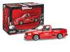 Revell 85-4499 Fast & Furious Brian Ford SVT Lightning Model Car Kit, 1:25 Scale, 118 Pieces, Skill Level 4, Plastic Model Kit, Red