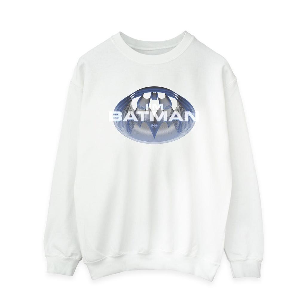 DC Comics Womens/Ladies The Flash I´m Batman Sweatshirt