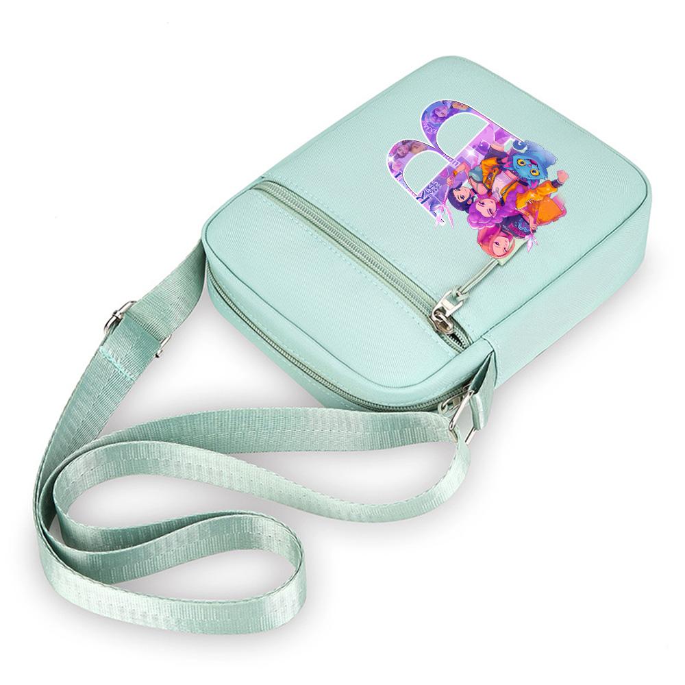 26 Буква английского алфавита Kpop Охотники на демонов Принт Наплечная сумка Студенческая сшитая нейлоновая сумка через плечо Легкая и прочная сумка Рождественский подарок для ребенка