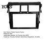 Console Gap Filler 9 Inch Car Radio Fascia Frame for Toyota Vios 2008, Navigation Dashboard Accessory Panel Frame, Stereo Install Bezel Trim,