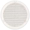 Grille d'aération - KOTARBAU - Ronde - Fi 125 mm - Blanc - Moustiquaire intégré