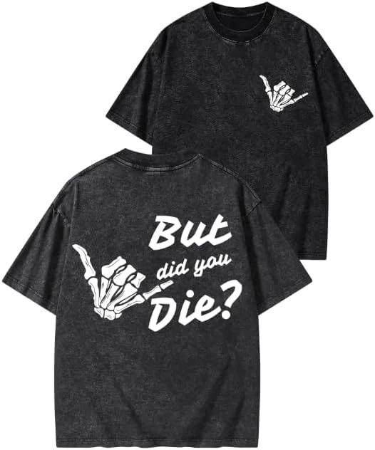 I Literally Hate Everyone Printed Women's Casual Shirt - Novel and Interesting Design Washed Thick Cotton Family Outfit T-shirt