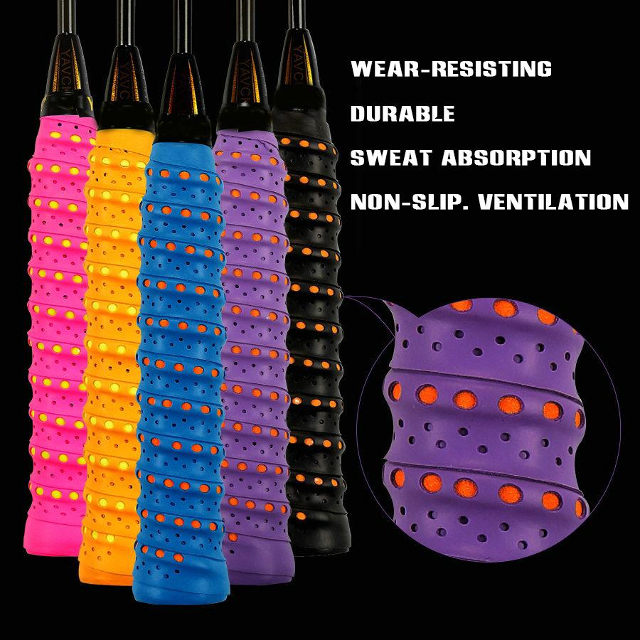 Tennis Overgrips Breathable Sport Over Grip Tape 110cm Stretchy PU Sweatbands Anti Slip Handle Protector Tennis Racket Supply