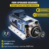 Chłodzony powietrzem silnik wrzeciona 2,2 kW CNC Silnik wrzeciona 220 V Kwadratowy Chłodzony powietrzem Silnik wrzeciona ER20 Oprawka 24000 obr./min CNC Wrzeciono 6A Silnik wrzeciona 400 Hz dla
