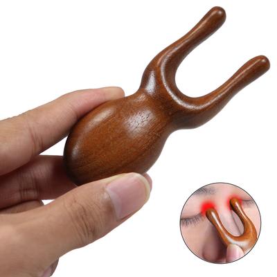 1 adet Yüz Derisi Gua Sha Masaj Burun Şekillendirici Doğal Yüz Ahşap Sandal Ağacı Geniş Diş Taraklar Masaj Aracı Guasha Kazıma