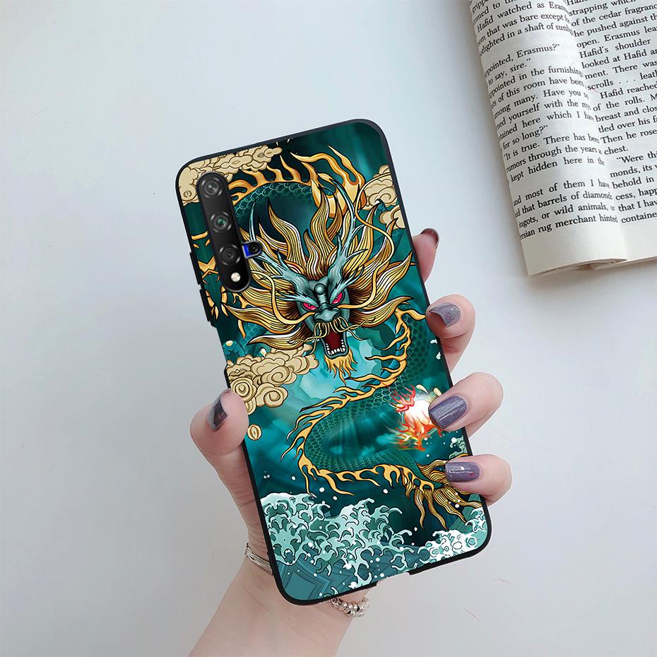 For Honor 20 Case For Honor 20 Pro YAL-AL10 Cover Cute Cat Cartoon Painted Phone Case For Honor20 20Pro YAL-L21 Soft Bumper Capa