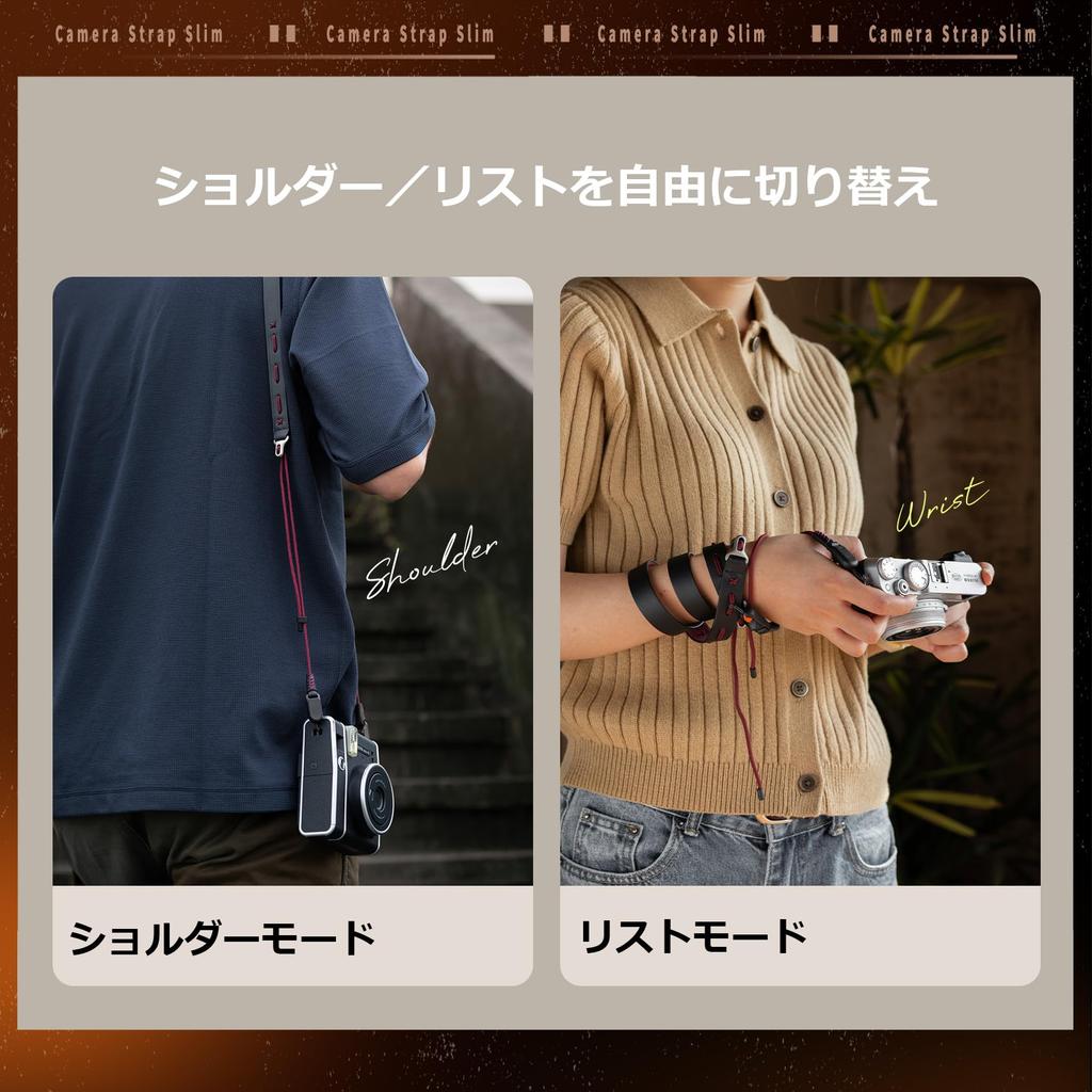 PGYTECH Slim Vintage Series Camera 30kg Weight Adjustable Easy To Attach and Neck Quick Release System Strap, Capacity, Length, Lightweight, Flexible,