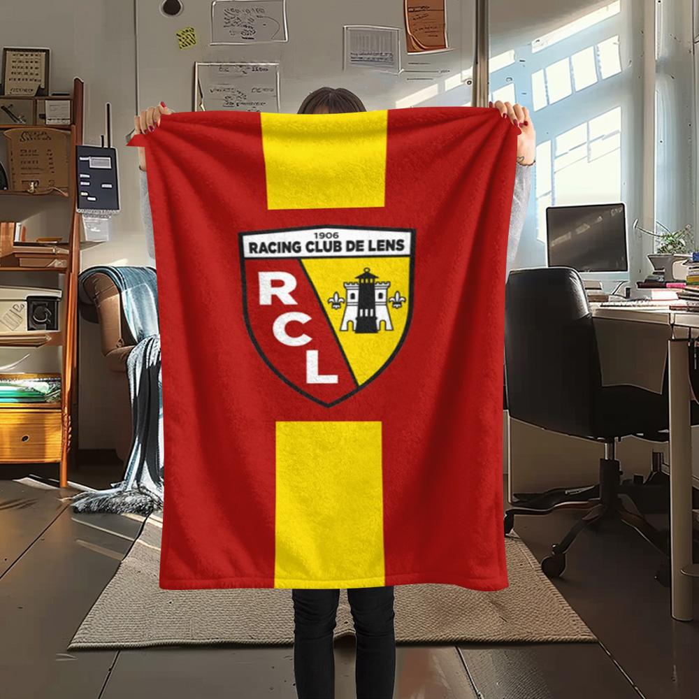 1Pc RC Lens Print Flannel Blanket High Quality Warm Comfortable Cover for All Seasons Perfect for Gifts Home Decor