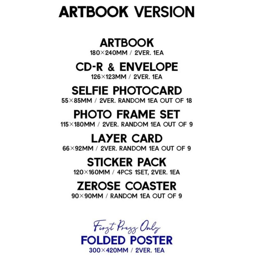 Zero Base One Album Jebe One ZB1 Youth In the Shade [2 Types In 1 Set]