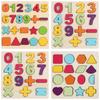 Wooden Montessori Number And Letter Puzzle For Early Childhood Learning And Cognitive Development
