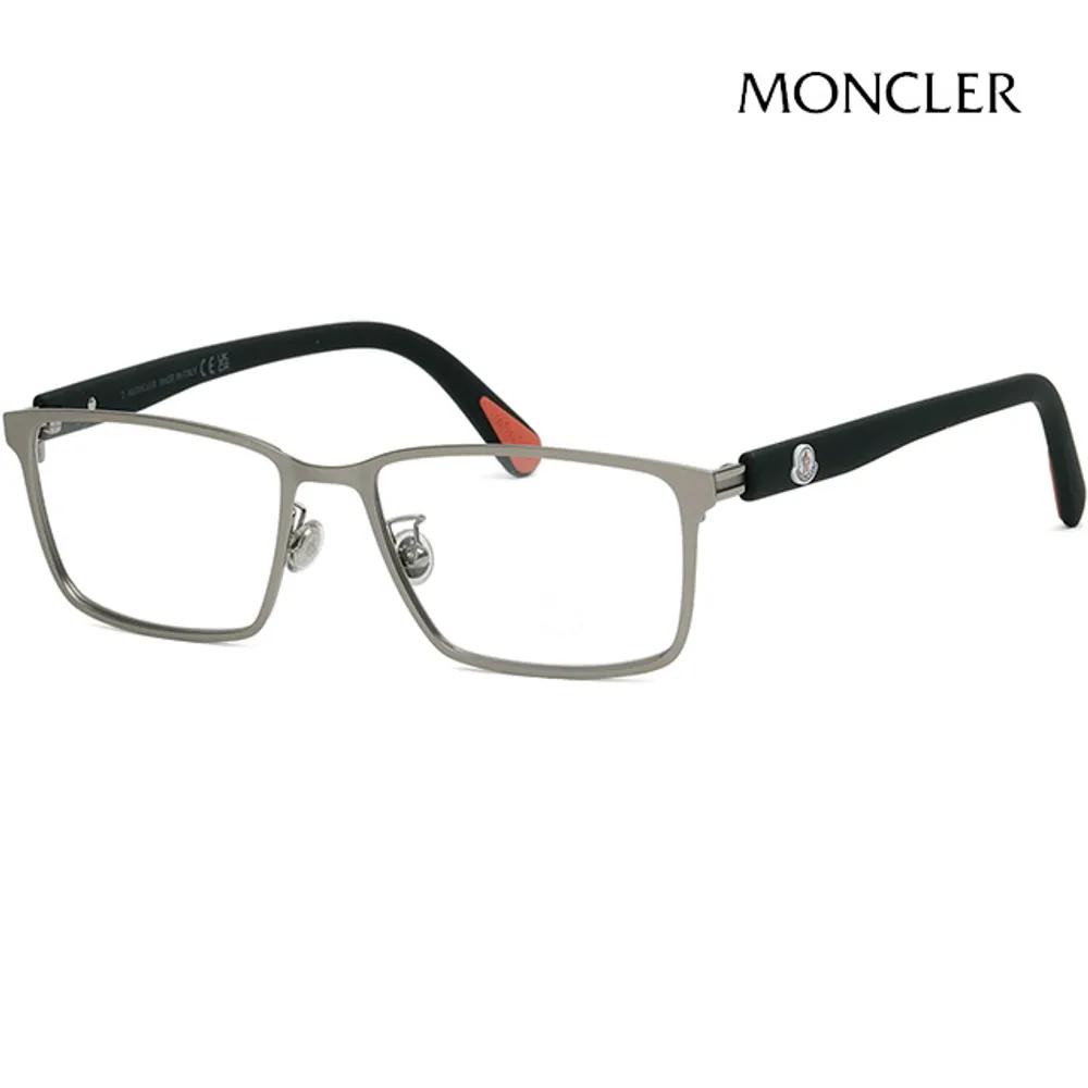 Moncler Eyeglass Frame ML5163H 015 Square Simple Metal Frame