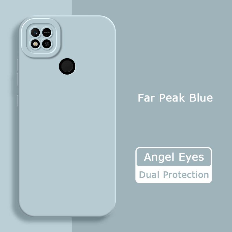

Квадратний рідкий силіконовий чохол для телефону Angel Eyes для Xiaomi Redmi 9 10A 9C NFC Activ 360 Shockproof Redmi9 Soft Mobile Cover Housing Redmi 9C