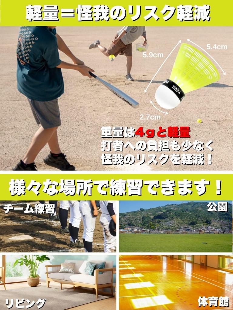 [80-Pack Value Pack] K&R Mercado Baseball Fast Shuttles, 80 Refills, Batting Practice Training Balls