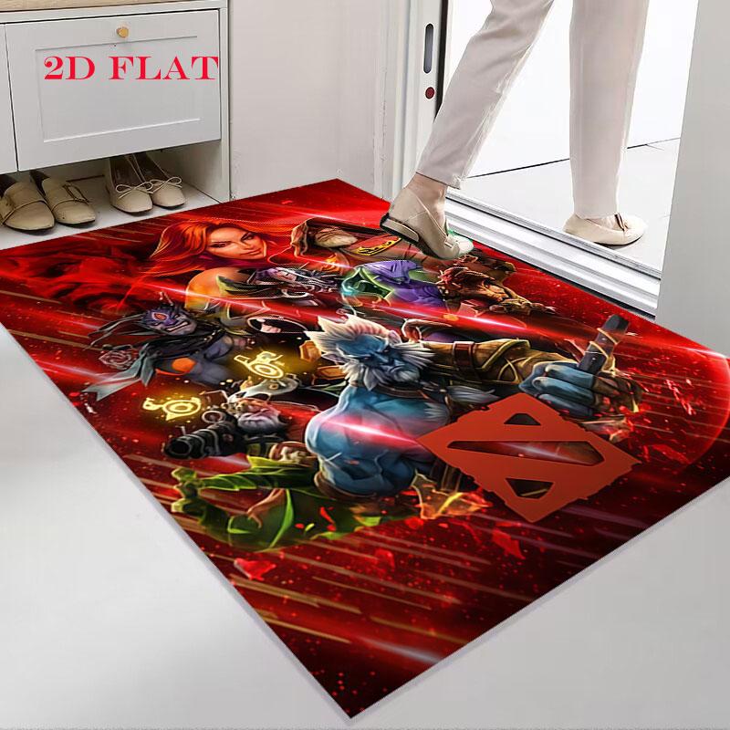 DOTA 2 Carpet Rug for Living Room Bedroom Home Sofa Decoration,Kids play Nonslip Floor Mat