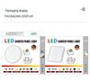 Square LED Panel Light, 300x300mm, Surface-Mounted for Kitchen, Balcony, or Corridor