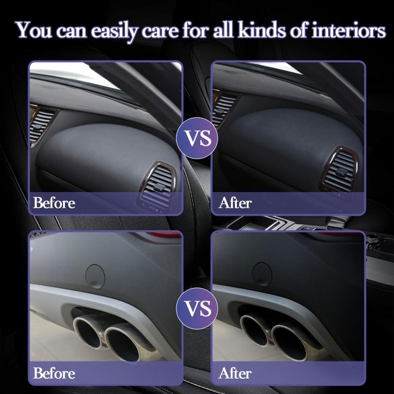 Dashboard and Trim Restorer for Cars Long Lasting Shine Repair Polish Coating Maintains Crisp New Look for Interior and Exterior