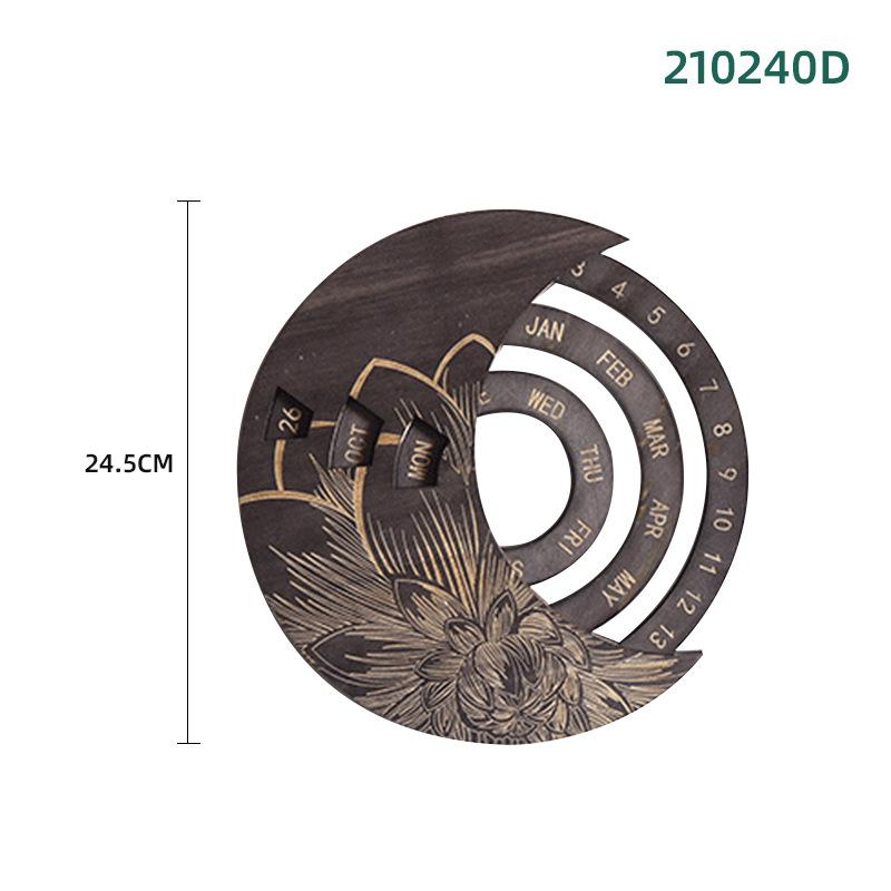 

1pc Nordic Creative Calendar Desk Calendar Study Wall Wooden Calendar Decoration Handicrafts Decoration