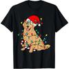 Golden Retriever Japanese Kanagawa Wave Funny Surf Dog T Shirts Men Humor Streetwear Tee Short Sleeve Unisex Loose Clothing