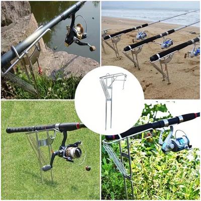 Automatic Spring Fishing Rod Holder Easy To Assemble and Dismantle Rod Holders Suitable for All Types of Fishing Rods