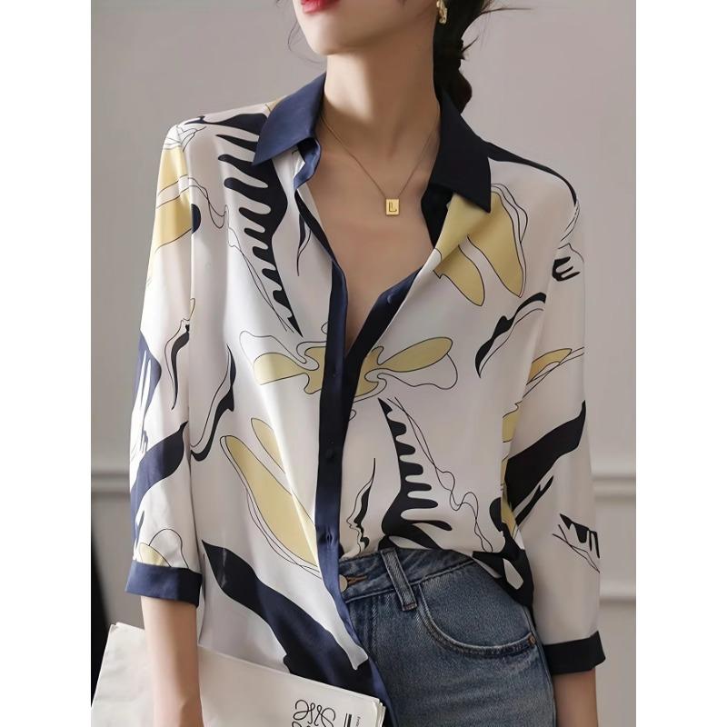 Elegant Long Sleeve Women Shirts Casual Loose Large Size Shirts Women Fashion Tops Women