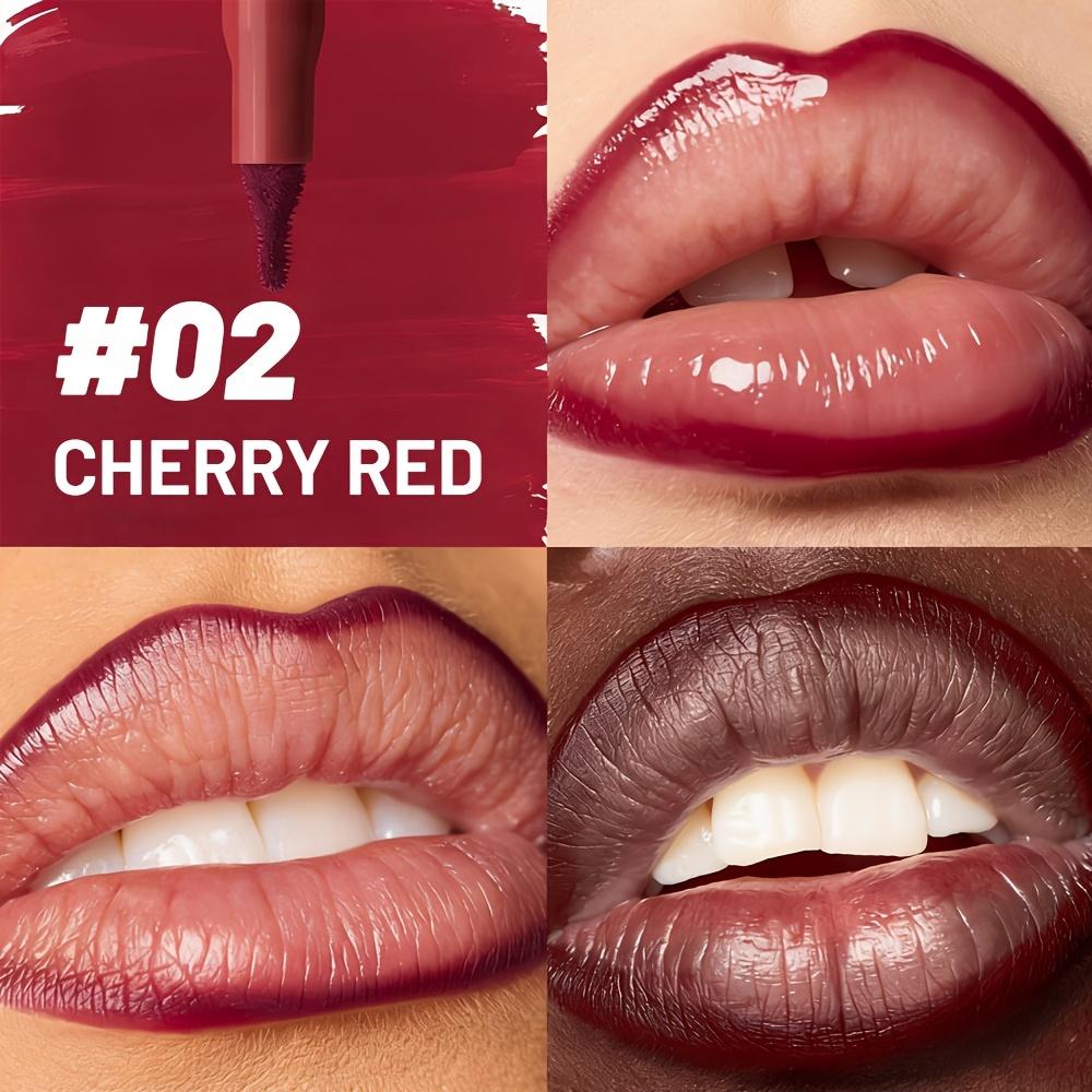 Full-Coverage Lip Liner, Waterproof and Long-lasting, Non-sticky, Suitable for All Pink, Beige, Brown, and Berry Shades Lipstick