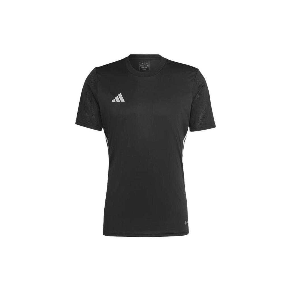 Adidas T Shirts Men's Black Crew Neck Moderate Straight Fit H44529