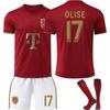 25-26 FC Bayern München 125th Anniversary Edition Football Jersey for Kids and Adults OLISE #17