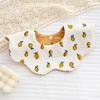 Ins Double-sided Cotton Waterproof Bib Crepe 360-degree Rotating Saliva Towel Children's Breathable Gauze Baby Bib