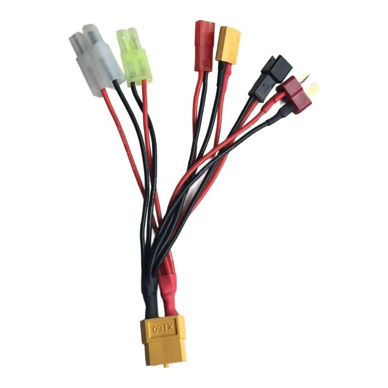 6 Way XT60 Splitter Cable 30Amp Power Distribution For Remote Airplanes Multirotor Battery Systems