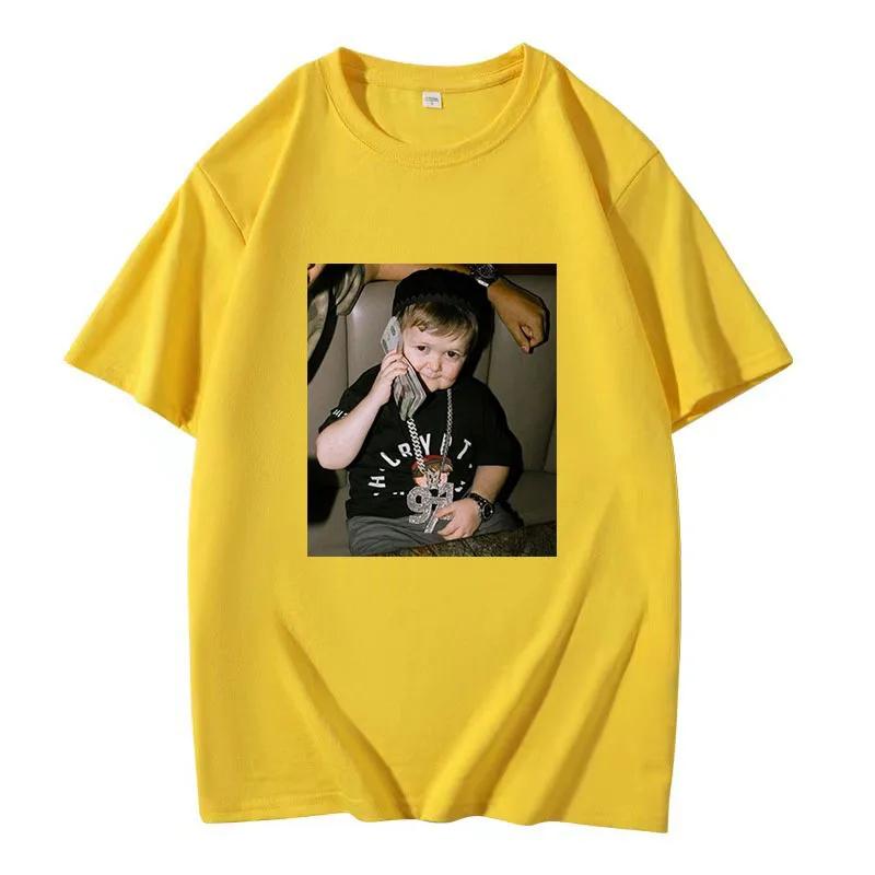 Men Tees Shirts Fasiom Funny Streetwear Tops Hasbulla Fighting T Shirt Russia Classic Mini Khabib Blogger Graphic Women T-shirts