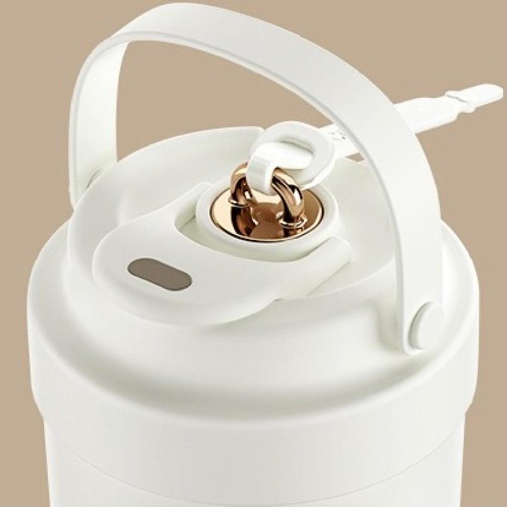 Ceramic Coated Travel Coffee Mug 500ml Insulated Water Bottle Hot Cold Drinks Tumbler Hiking