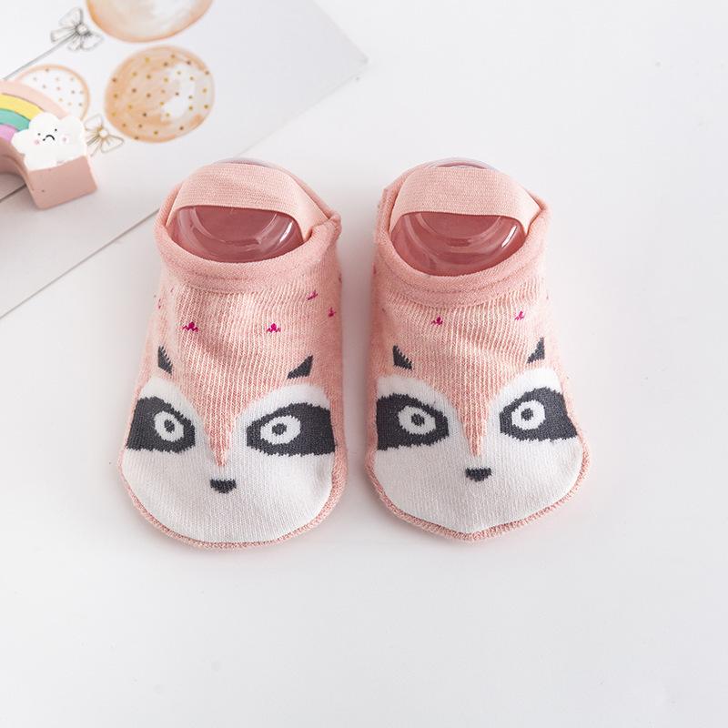 2025 Pure Cotton Non-Slip Baby Cartoon Walking Socks - Spring/Summer