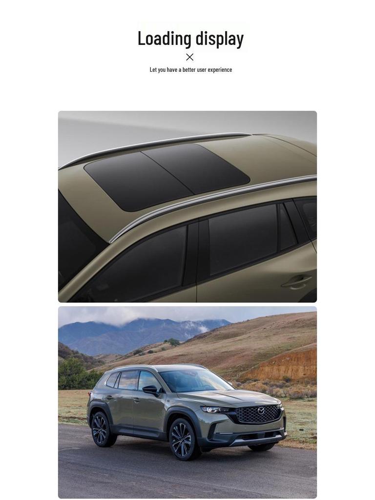 Mazda CX-50 Aluminiumlegierung Klebe-Dachträger