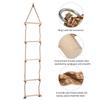 5 Wooden Climbing Rope Ladder Children Fitness Toy Outdoor Sports Toy Amusement Equipment