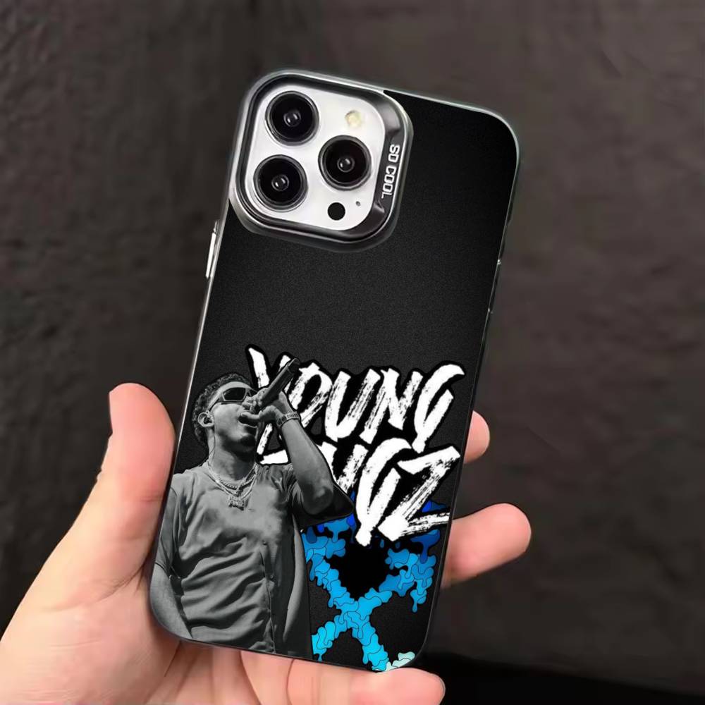 

M-Myke Towers Ganga Phone Case For iPhone 17,16,15,14,13,12,11,Pro Max,Plus Candy Silver Cover iPhone12PRO