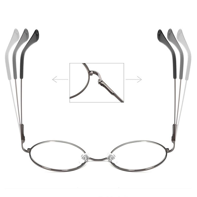 Literary Vintage Round Frame Myopia Glasses Diopter -1.0 -1.5 -2.0 -2.5 3.0 3.5 4.0 Unisex Anti-radiation Nearsighted Eyeglasses