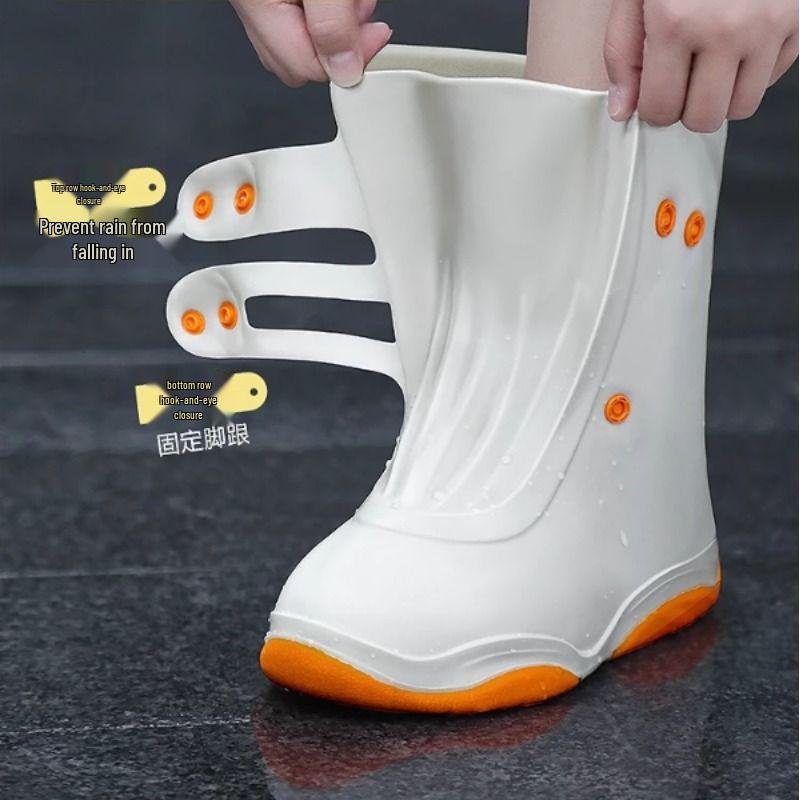 Waterproof Non-Slip Silicone Overshoes for Men & Women - Thickened Wear-Resistant Rain Boots for Rainy Days.