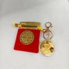 2027 Year of the Sheep Lucky Commemorative Solid Coin Keychain San Yang Collectible Souvenir for New Year Home Decoration