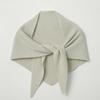SATUR Knit Shawl Cape_Gray