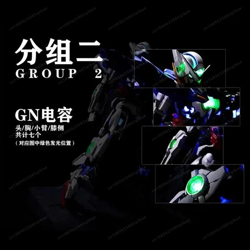 Kosmos PG 1/60 GN-001 EXIA Phantom Light Group LED Accessory Package Assembly Action Toy Figures Christmas Gifts
